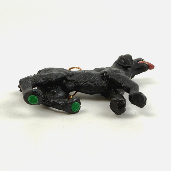 Rick Rowley Black Lab Dog Panting Ornament Made In USA Christmas Holiday - Picture 7 of 11